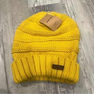 NWT Brook + Bay Yellow Knit beanie